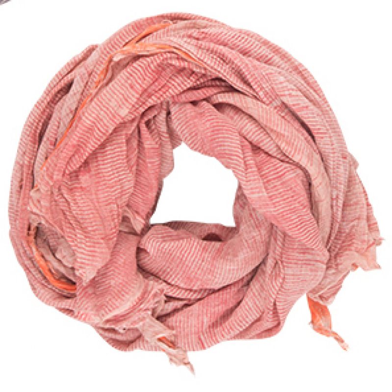 Cotton faded scribble scarves
