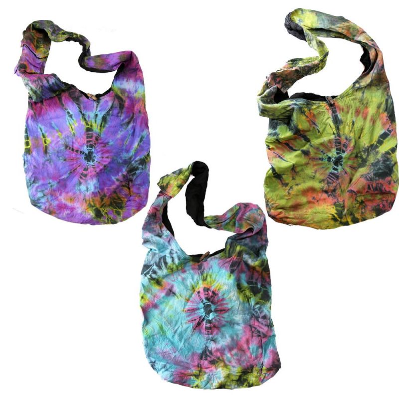 Cotton Tie Dye Jogi Bag