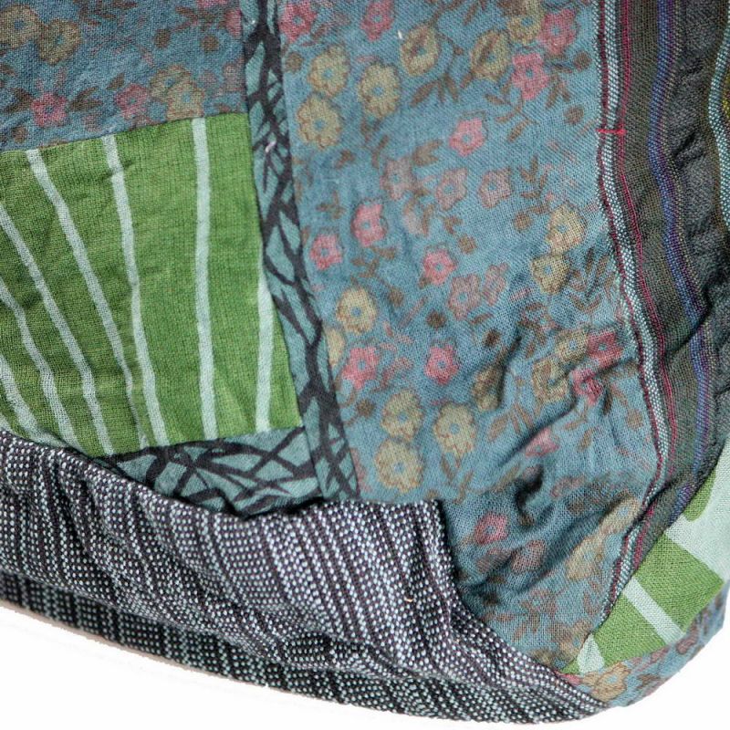 Mix Fabric Patchwork Jogi Bag 36 x 11.5 x 32.5cm