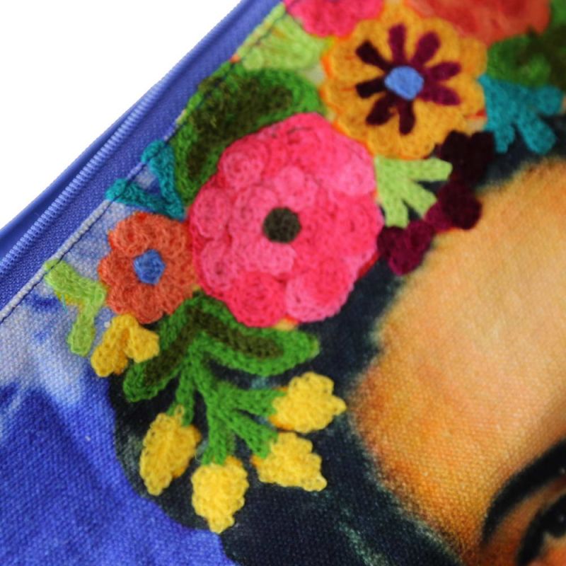 Cosmetic bag Frida Kahlo blue