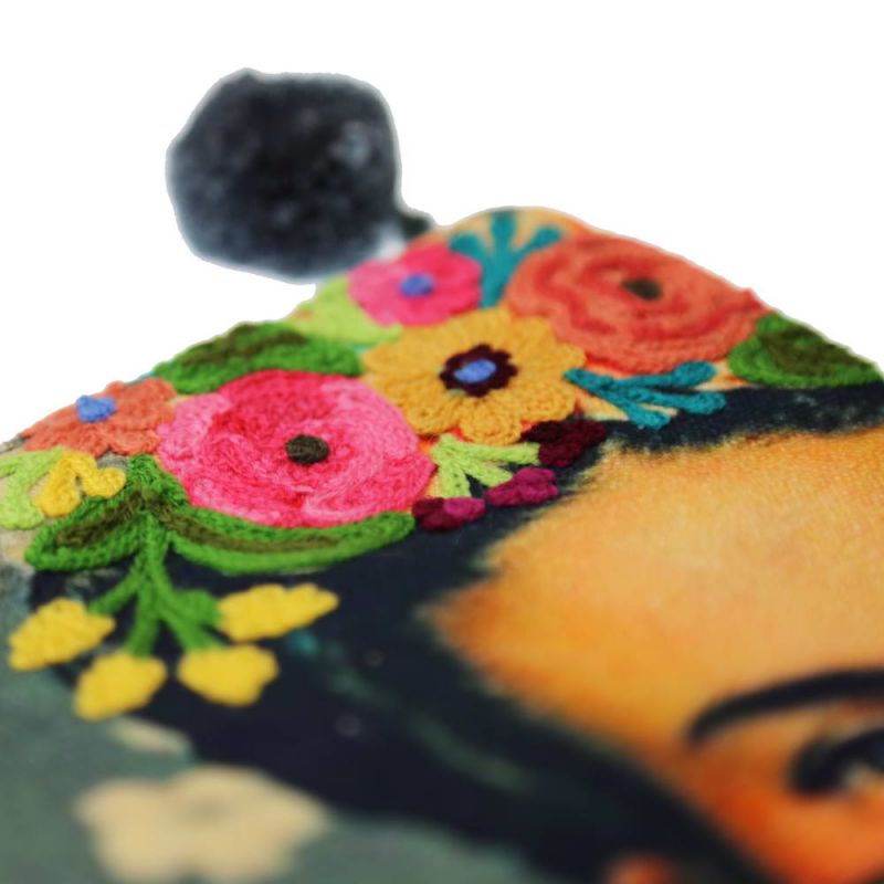 Cosmetic bag Frida Kahlo grey