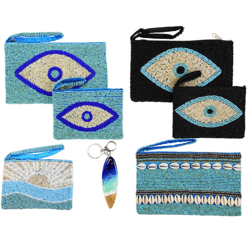 Τσαντάκι με Χάντρες 13x9,5 Sunshine