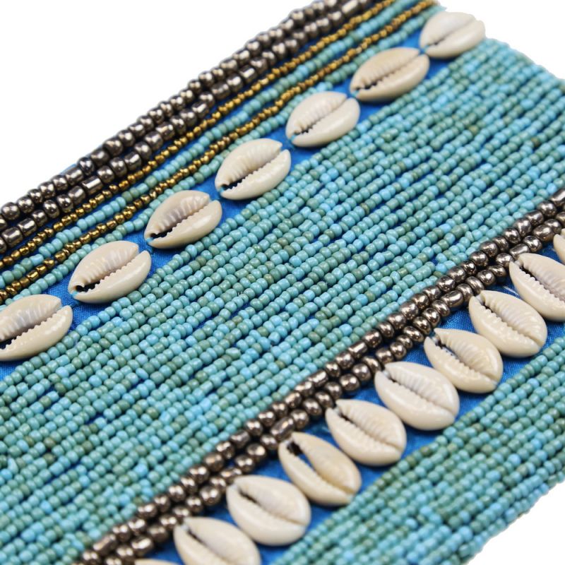 Τσαντάκι με Χάντρες & Κοχύλια 20x12