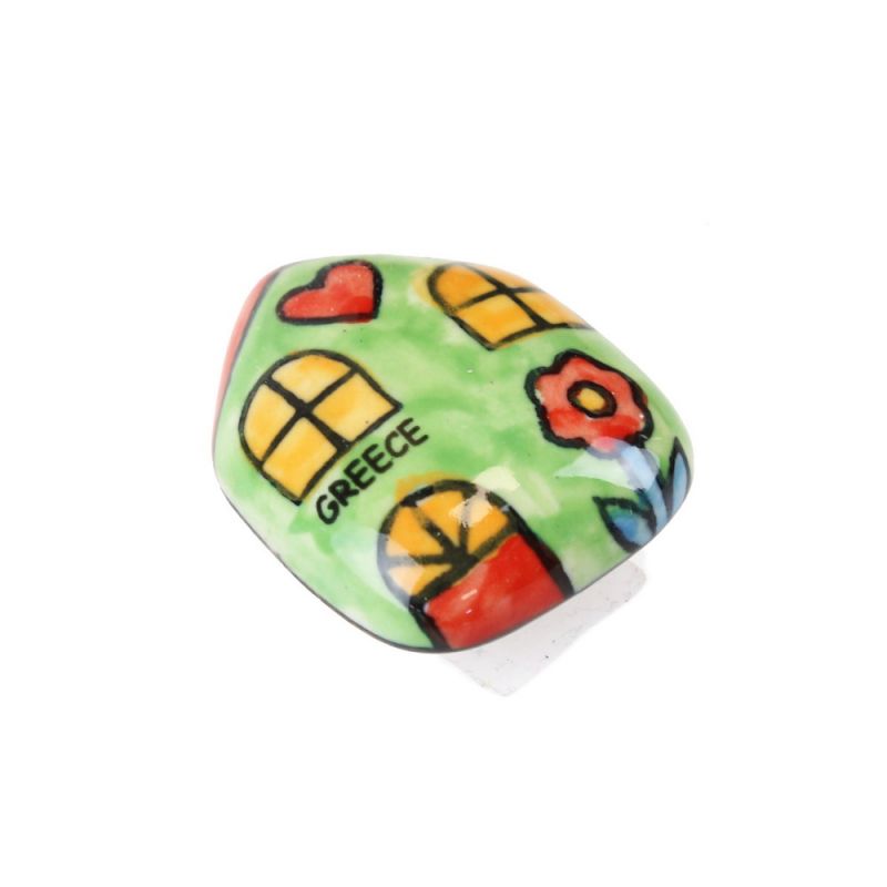 Ceramic Fridge Magnet with 
Text 
