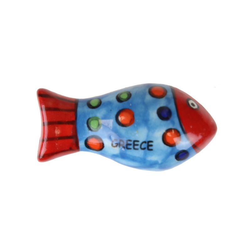 Ceramic Fridge Magnet with 
Text 