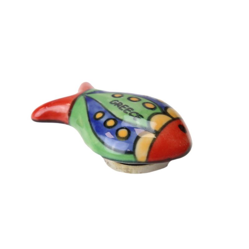 Μαγνητάκι κεραμικό Ψάρι 5x3,5εκ.- Γιακάς