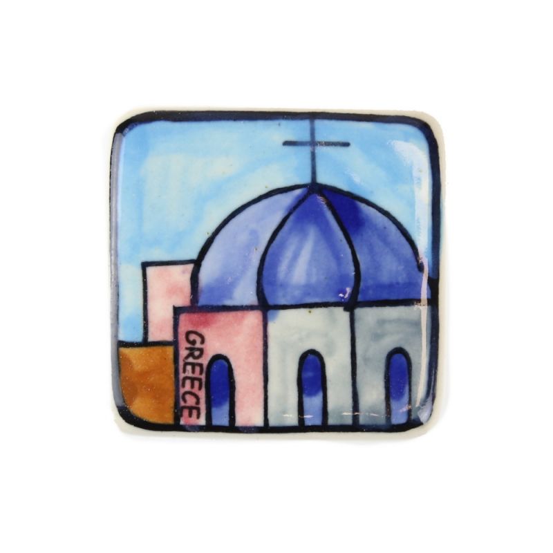Ceramic Fridge Magnet with 
Text 