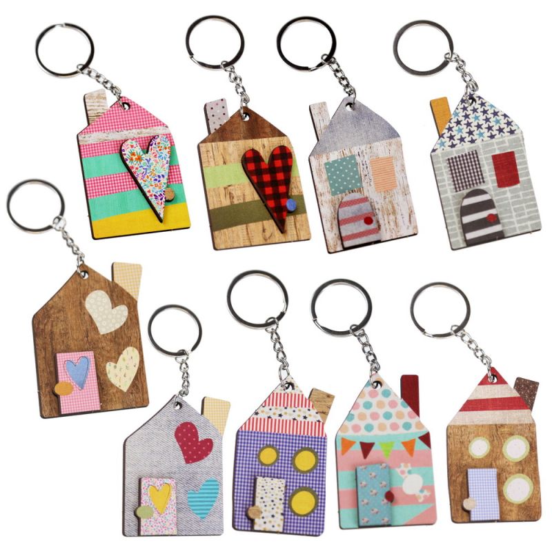 Keyring house 9cm