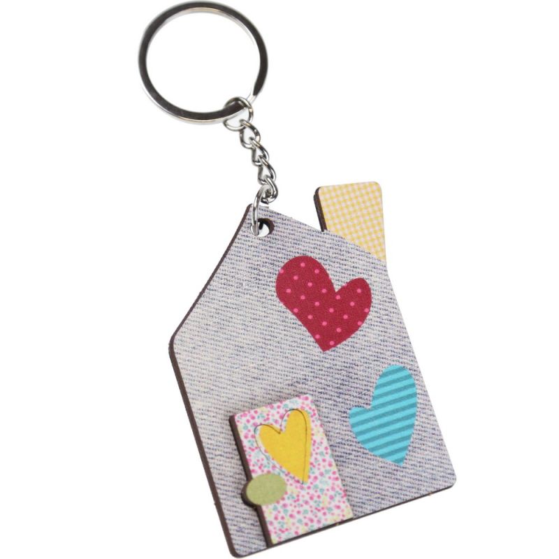 Keyring house 9cm