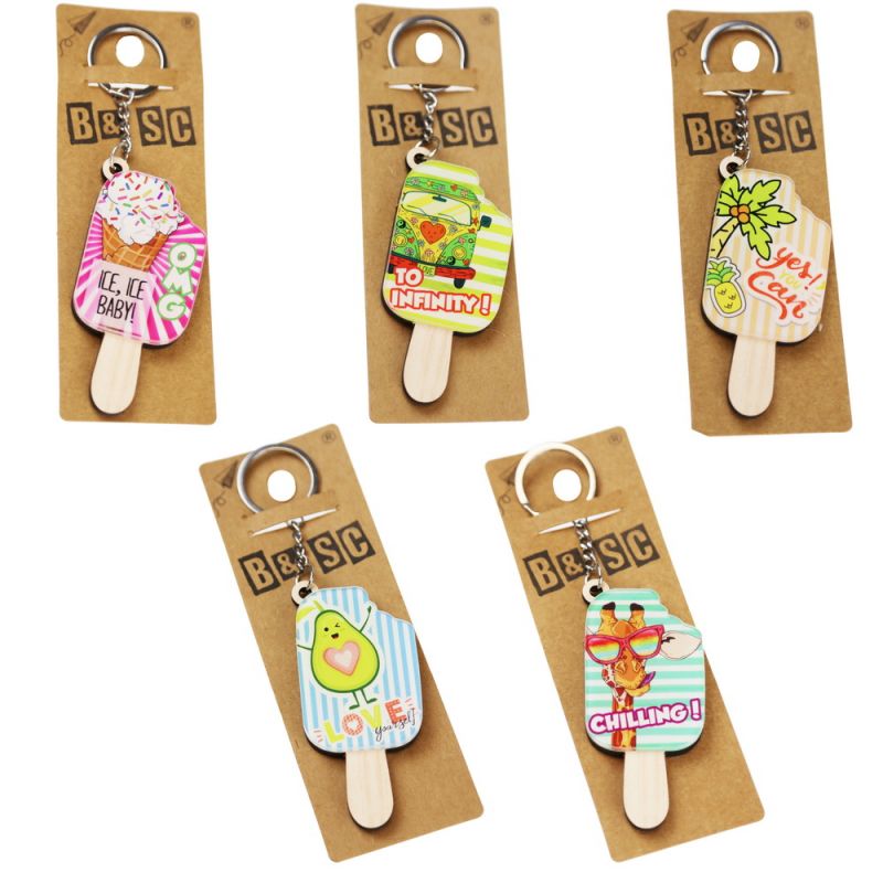 Keyring ice cream 9cm