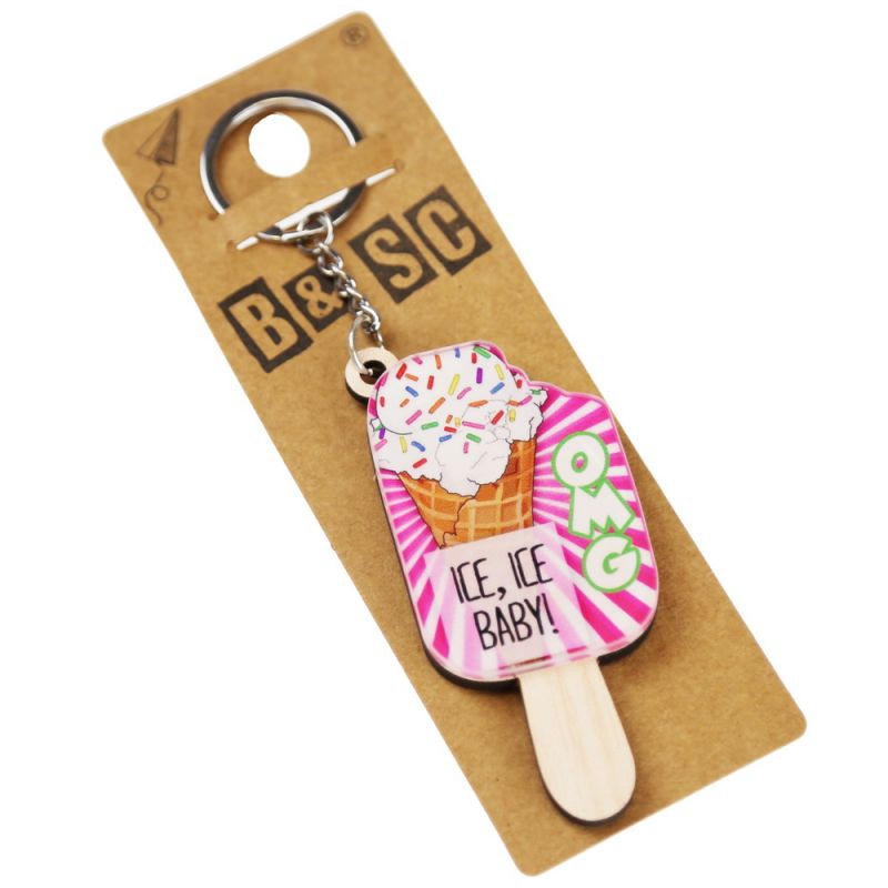 Keyring ice cream 9cm