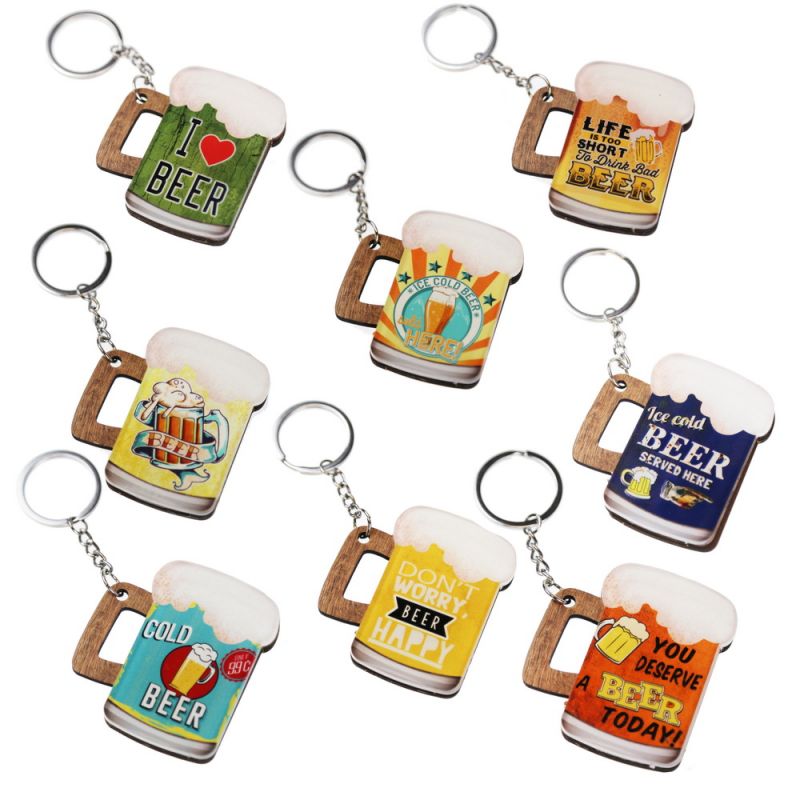 Keyring glass of beer 6,5cm