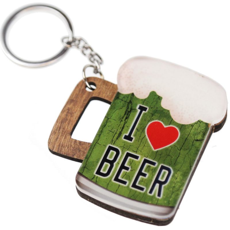 Keyring glass of beer 6,5cm