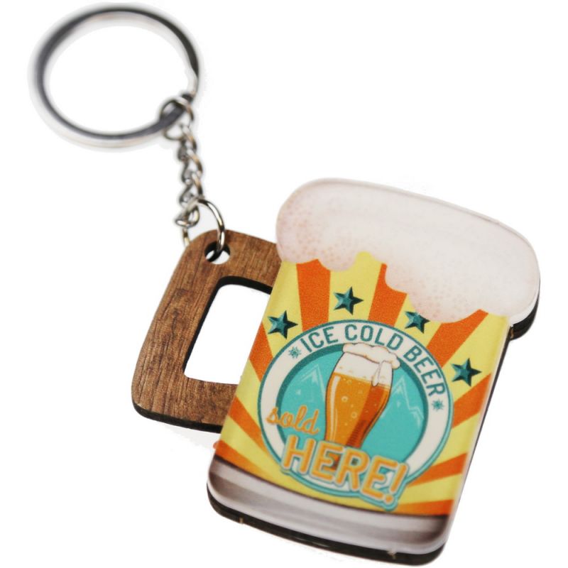 Keyring glass of beer 6,5cm