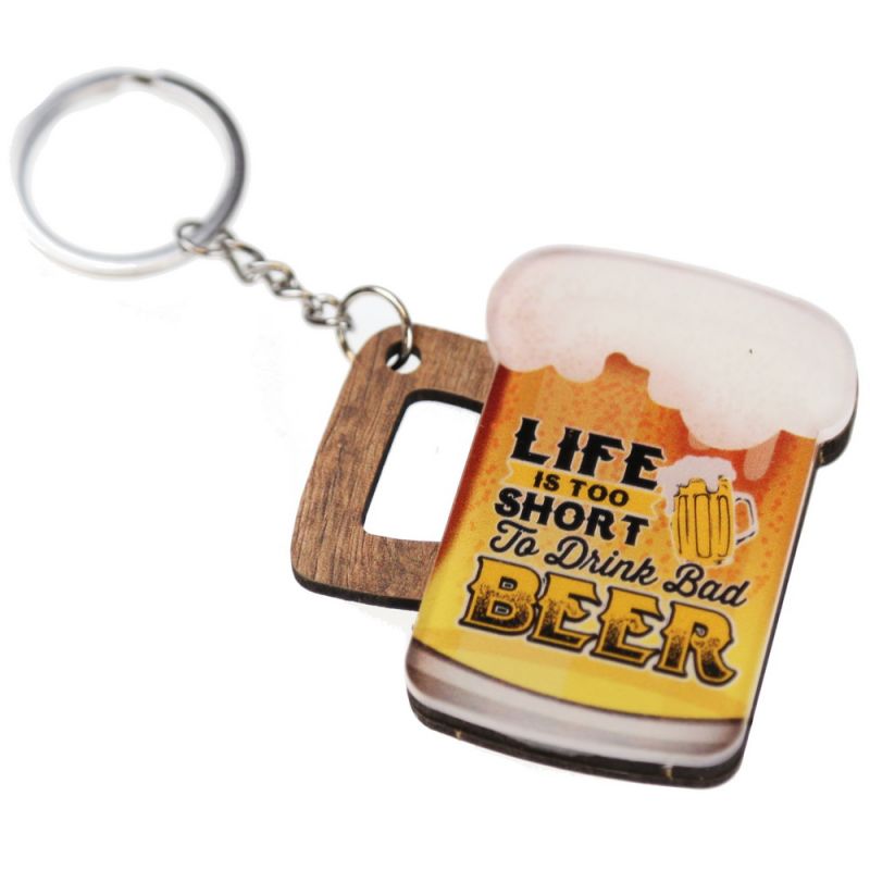 Keyring glass of beer 6,5cm