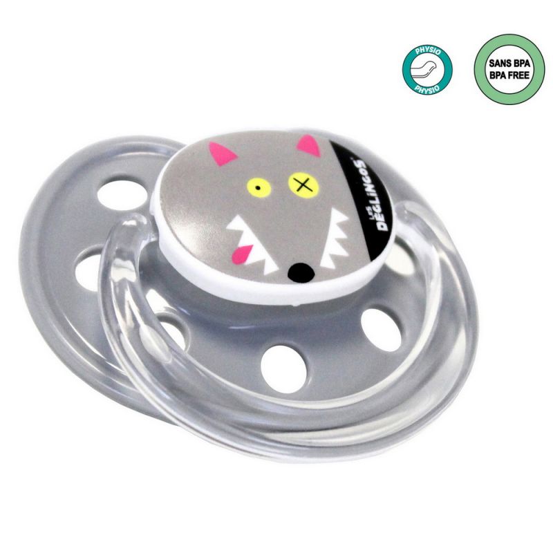 Πιπίλα σιλικόνης 0-6μ. Λύκος