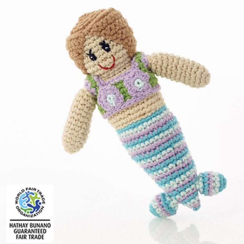 Crochet Mermaid Rattle