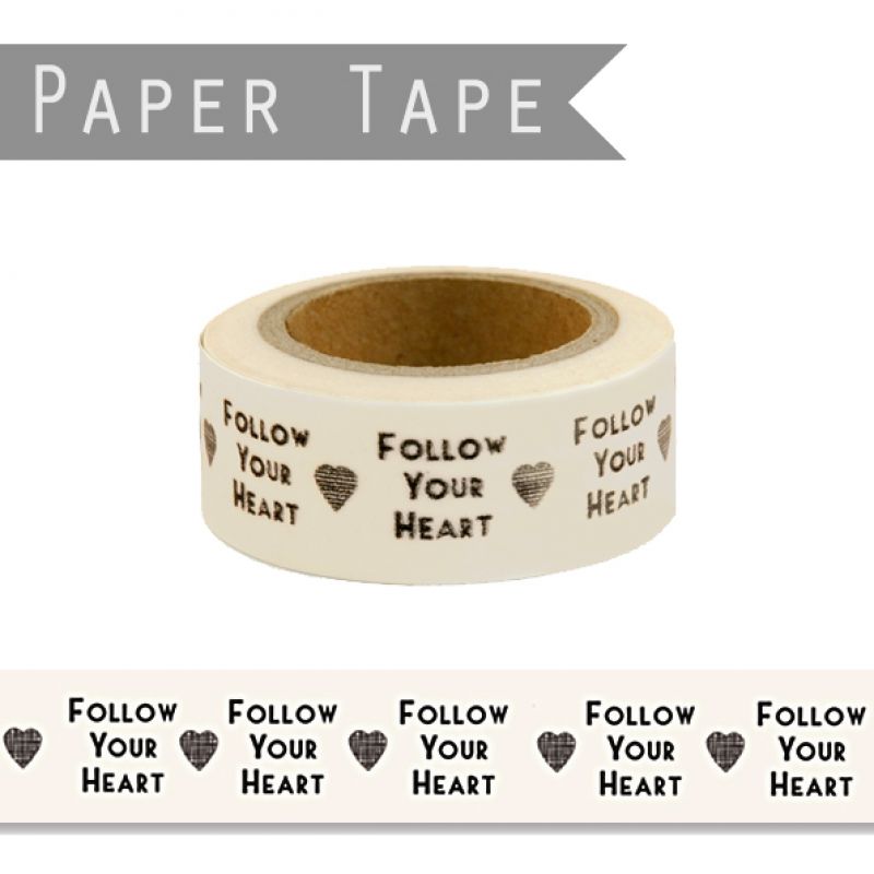 Paper tape - Follow your heart