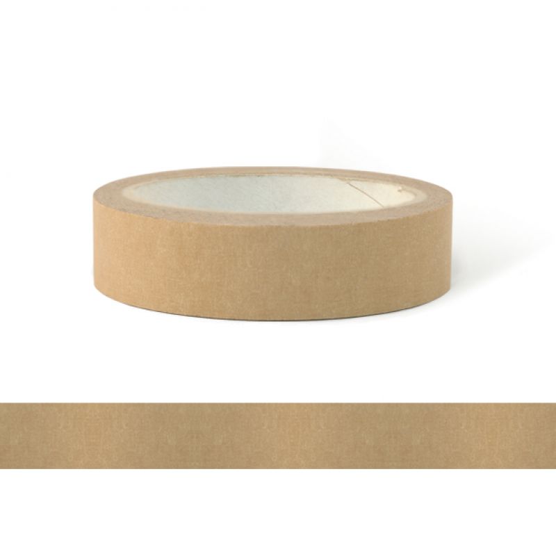 Wide brown tape-24mm Plain