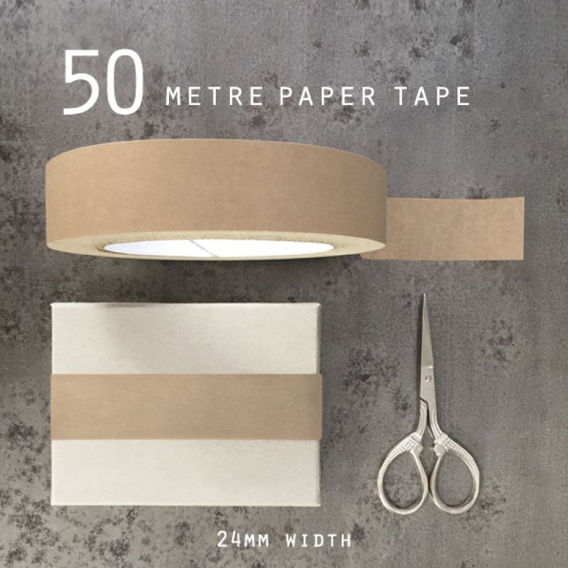 Wide brown tape-24mm Plain