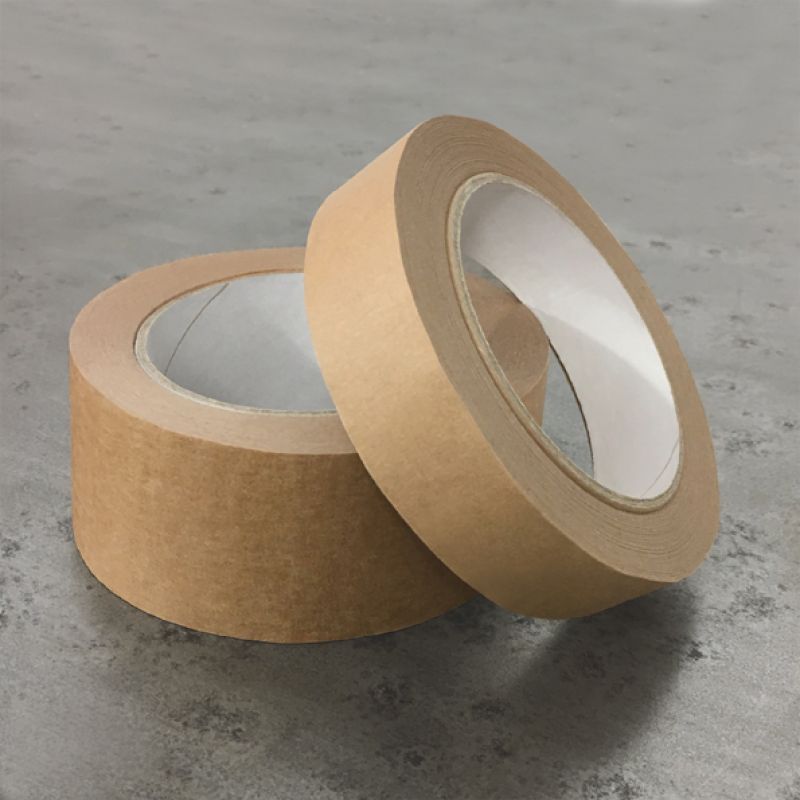 Very wide brown tape-48mm Plain