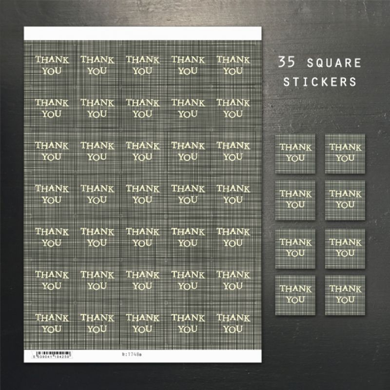 Sticker sheet-Thank you (35)