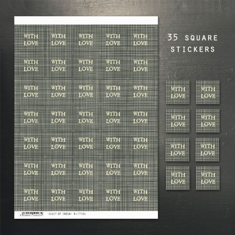 Sticker sheet-With love (35)