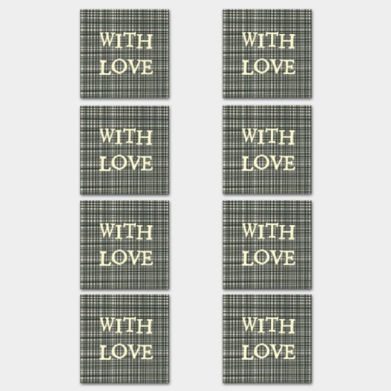 Sticker sheet-With love (35)
