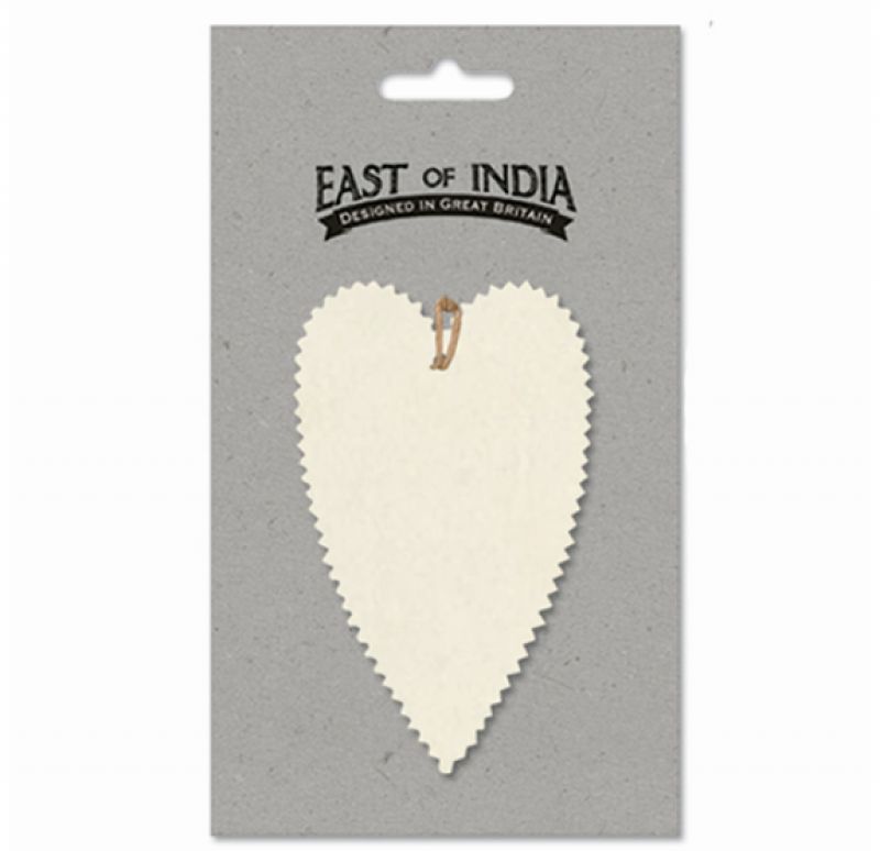 Heart tag pack - Cream