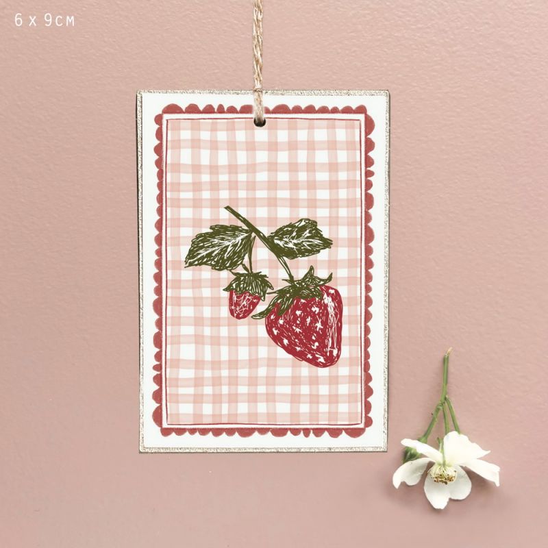 Ετικέτα φρούτα 8,8x6εκ.-Strawberries