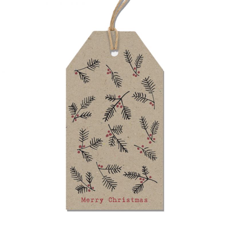 Εττικέτες Berries Σετ/6 - Κραφτ