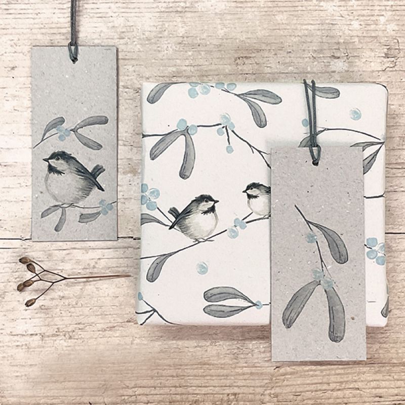 Ετικέτα Birds & berry 10,5εκ.- Ελατοπαπαδίτσα