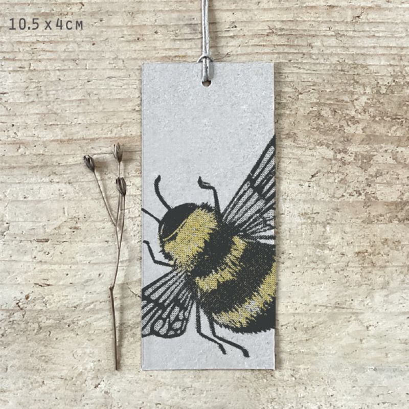 Wood block tag-Bee