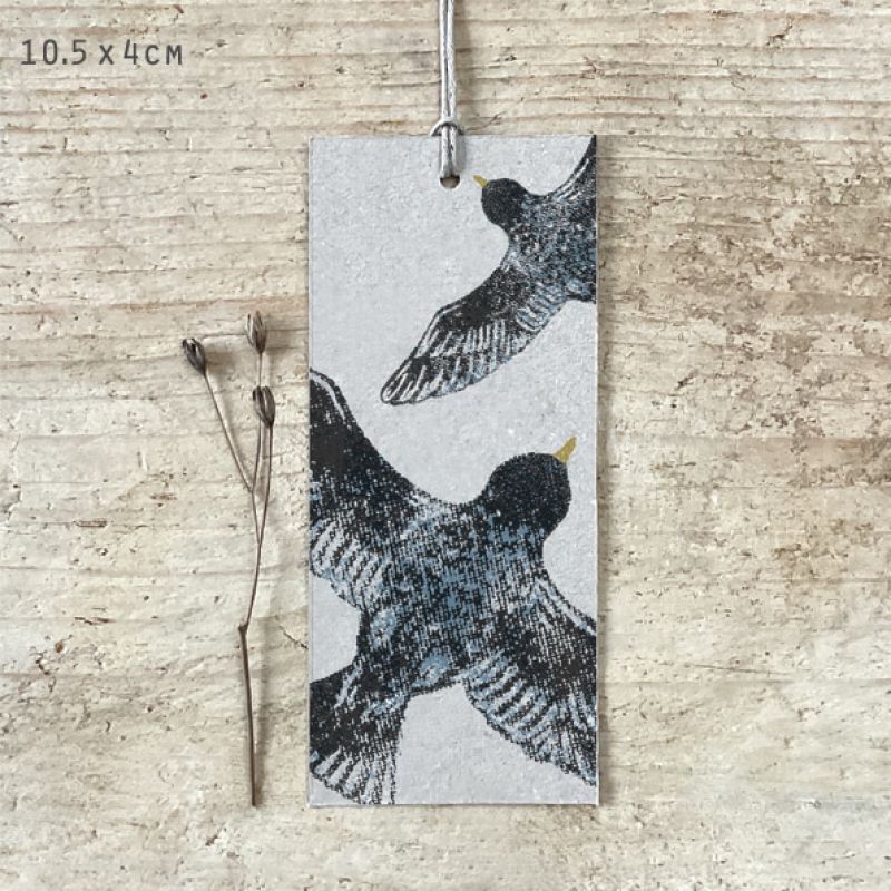 Wood block tag-Birds