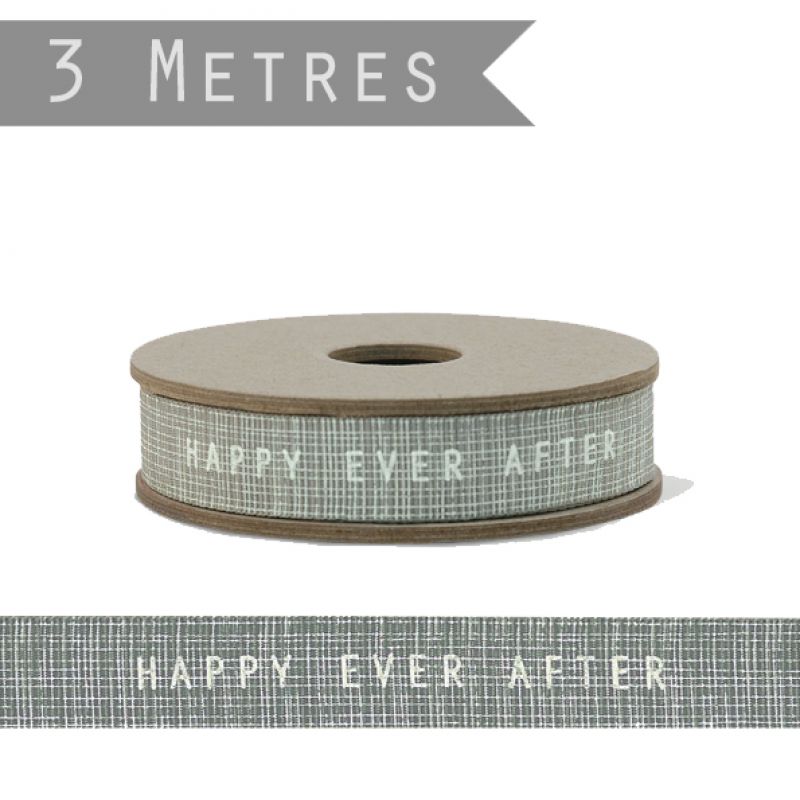 3m geometric ribbon – Happy  ever  after