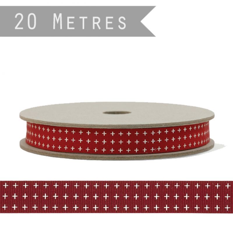 20m geometric ribbon– Small crosses
