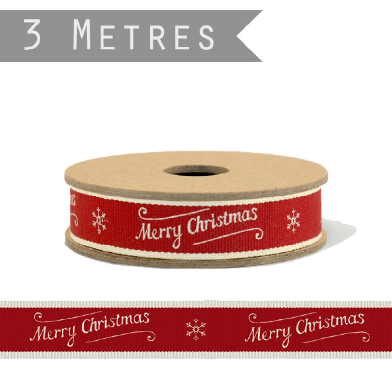 3m script ribbon - Merry Christmas