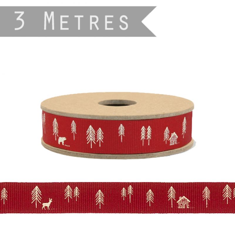 3m Ribbon-Red pine forest