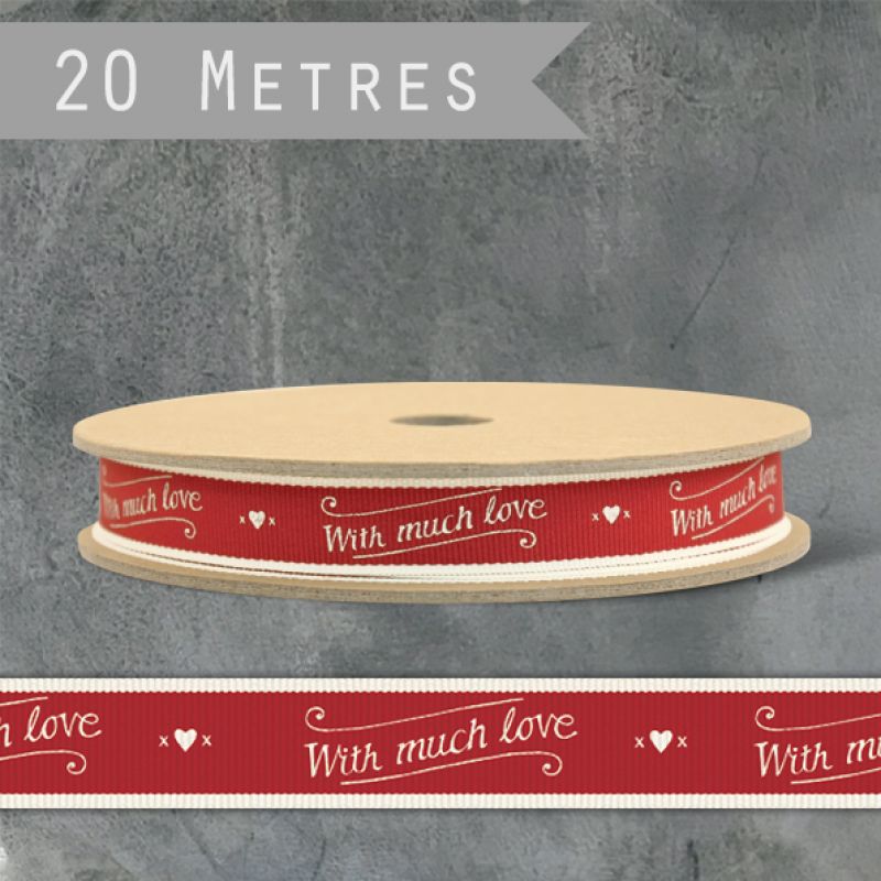 Κορδέλα 20μ. - With Much Love 