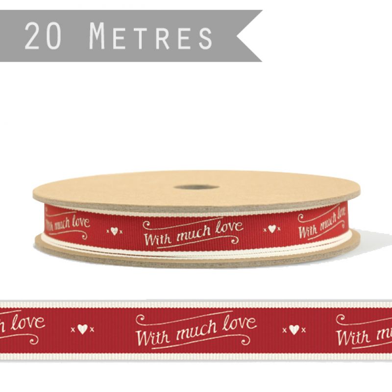 Κορδέλα 20μ. - With Much Love 