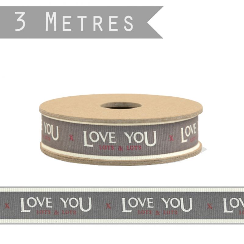 3m roll message ribbon - Love you