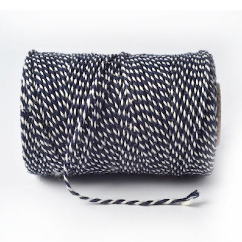 Navy Blue100%  cotton Bakers Twine x100m