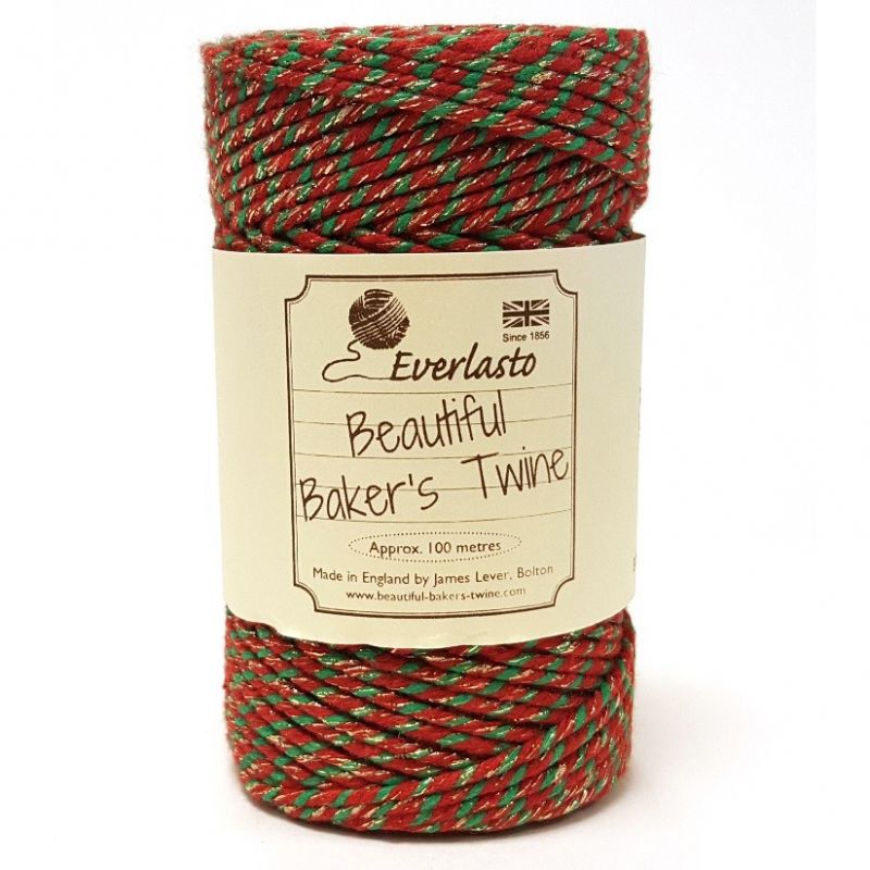 Κορδόνι κόκκινο πράσινο Χρυσό 100μ.