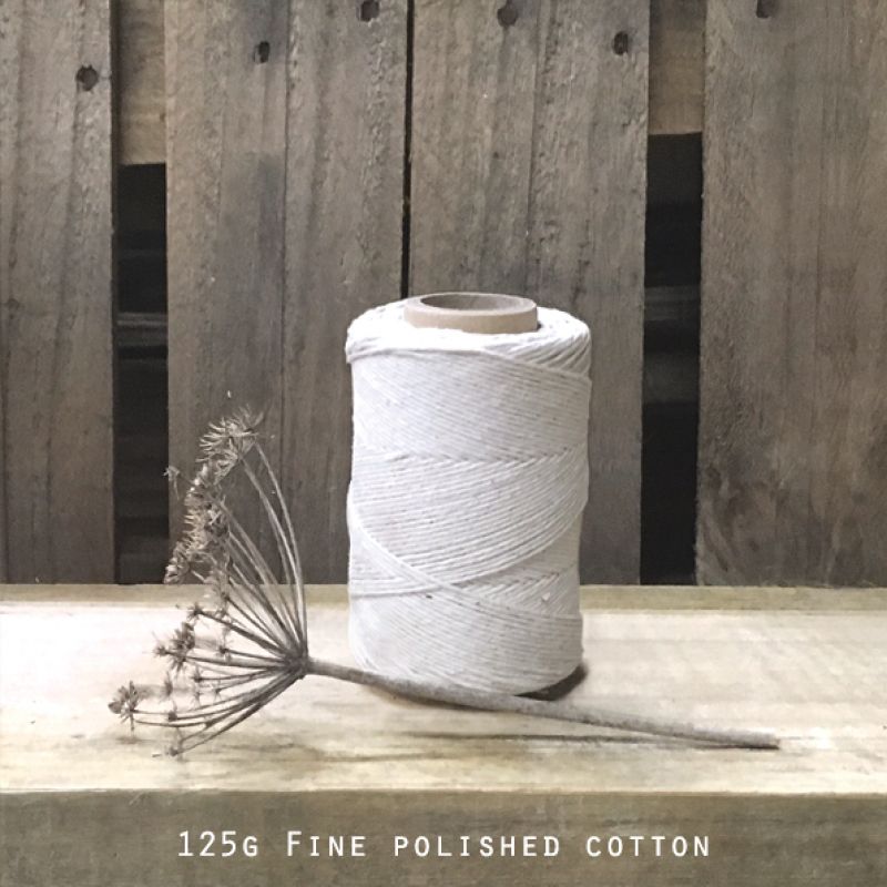 String-Fine polished cotton spool (125g)