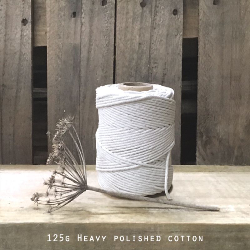 String-Heavy polished cotton spool (125g)