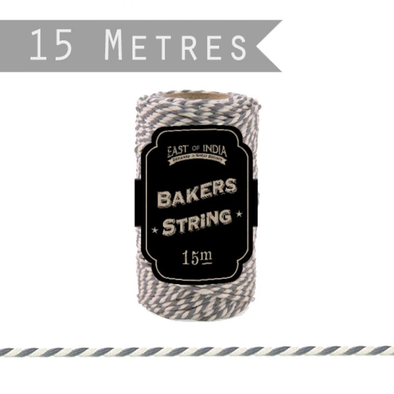 Κορδόνι Bakers 15μ. - Κρεμ/Γκρι