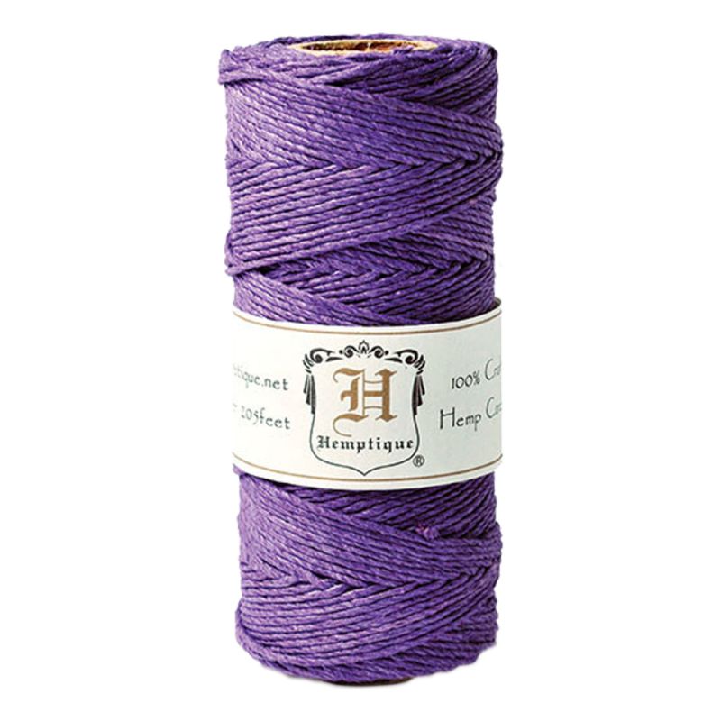 Dark Purple 20LB Hemptique Hemp Cord Spool 50g x 62.5mtr