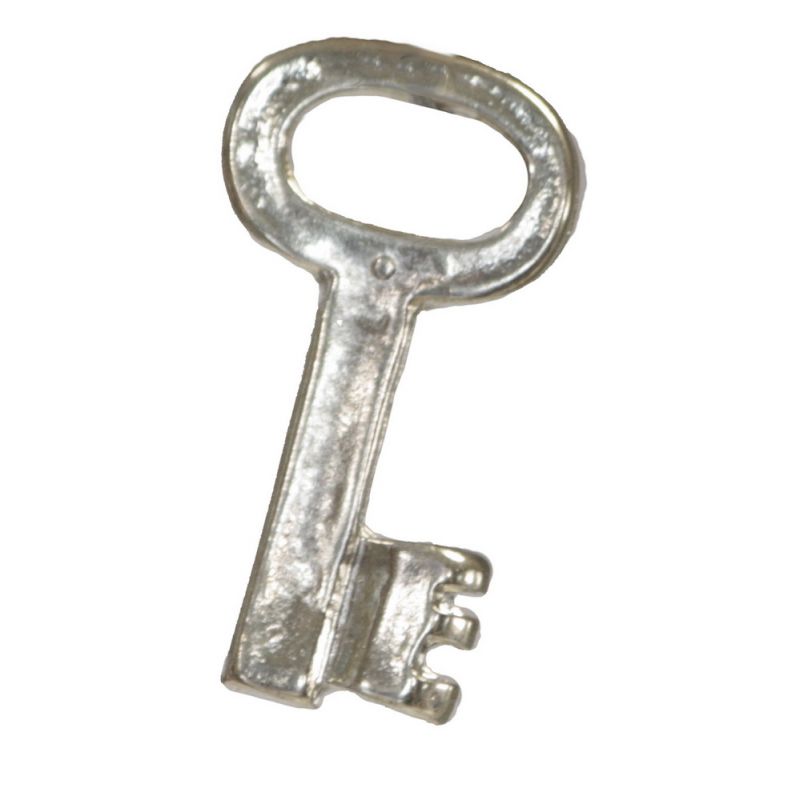 Key silver 2,5cm