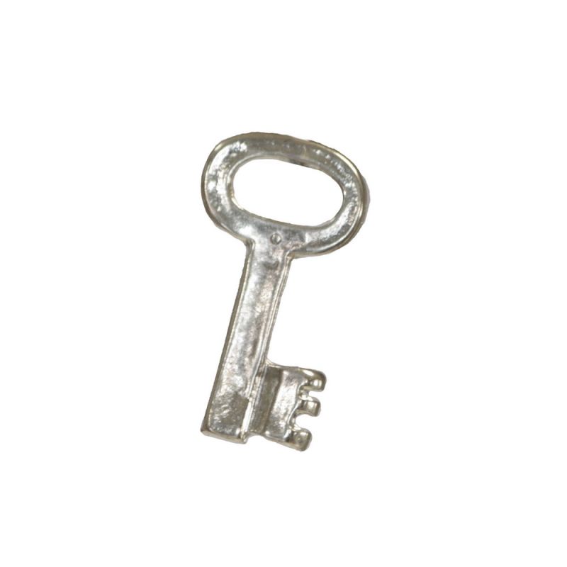 Key silver 2,5cm