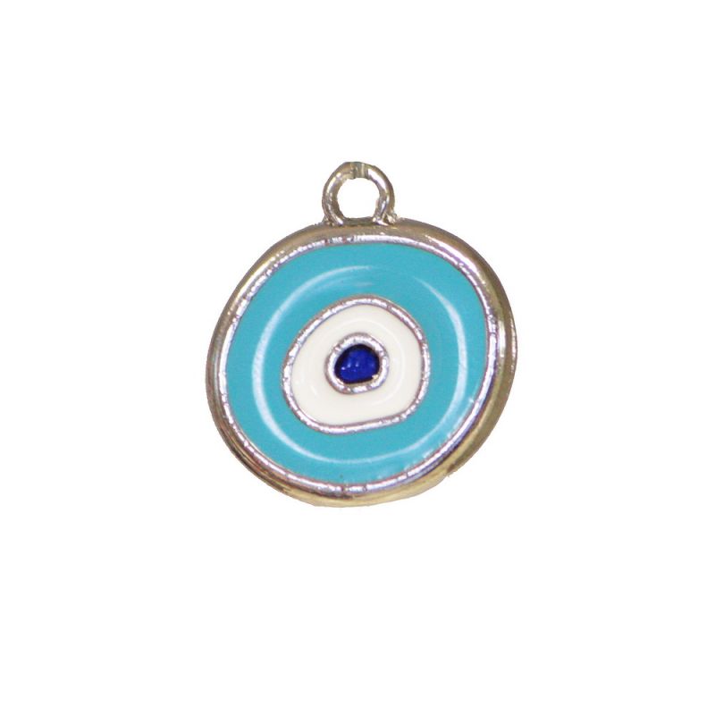 Evel eye 2,5cm - silver